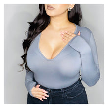 Load image into Gallery viewer, Forever bodysuit- gray
